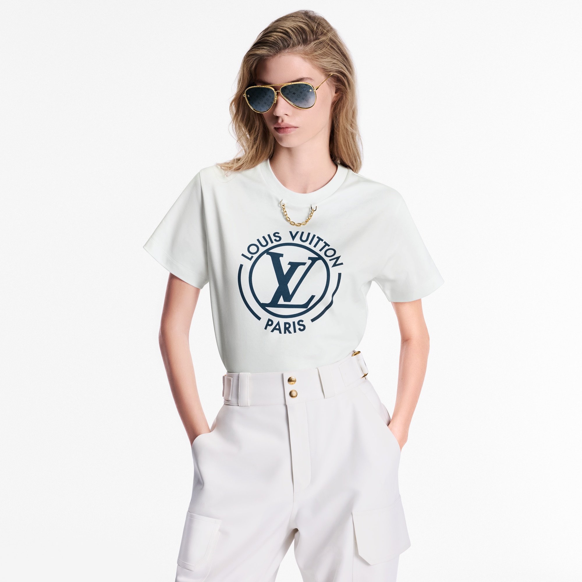 Flocked LV T-Shirt - Ready-to-Wear | Louis Vuitton India